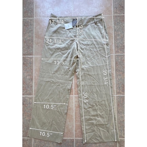 J.Jill Wide Leg Sand dress Tencel pants‎ Women size 12 P - Picture 2 of 10